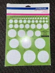 Staedtler Mars Professional Template Combo Circle #997 110 - New Sealed (25)