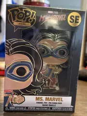 New Funko Pop Enamel PIN Ms. Marvel SE Marvel Studios Target Exclusive+Stand