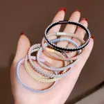 INS少女皮筋設計款頭繩基本發繩韓國清新簡約髮圈飾品