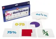 Fraction Flashcards Game Large - Decimals Maths Teacher Resources Games Primary