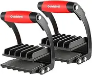 Goldblatt 2 Pack Panel Carrier, Plywood Lifting, Drywall Carrying Tool for Wood, Synthetic Cement Board - Clamping Thickness up to 3/4 inch