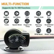 Profession Magician OBD2 F835 Head Up Display Car Digital Boost Gauge Voltage