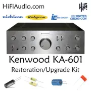 Kenwood KA-601 amplifier rebuild restoration recap upgrade kit repair capacitor
