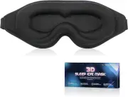 Sleep Eye Mask 3D Sleeping Mask with Adjustable Strap Blindfold for Sleeping Eye