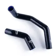 Black for 1986-1991 92 Mazda RX7 RX-7 FC3S 13B S4 S5 Silicone Radiator Hose CMS (for: Mazda)