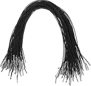 MINAOLULUS 100 Pcs Elastic Cord Durable Stretch String for DIY Mask Making Party Hats Comfortable Elastic Bands for Crafts Versatile Use with Strong Hold and Material