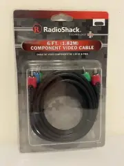 Radio Shack 6-Ft (1.82m) Component Video Cable 15-230