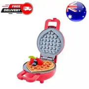 Convenient Mini Heart Waffle Maker Non-Stick Coated Plate Skid-Resistant Feet
