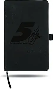Rico Industries NASCAR Kyle Larson Black Jounral/Notepad 8.25" x 5.25"- Office Accessory