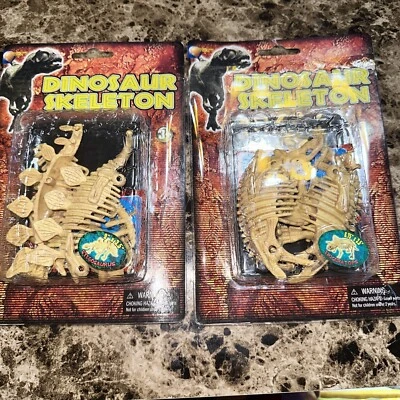DIY DINOSAUR Skeleton Puzzles Triceratops And Stegosaurus Toy Major