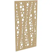 ProtectorAl 300-1200w x 1201-2400h Gold Matt/Gloss White Bubbles Unframed Composite Deco Panel