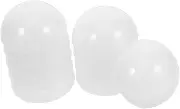 HIAKDOFT Plastic Bulb Covers for Light Fixtures 10 Pack Heat Resistant Anti-Fog Easy Install for Wall Sconces Bathroom Vanity Lights
