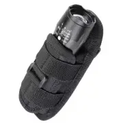 Tactical Flashlight Pouch Holster, Rotatable Flashlight Holder Belt Clip Case