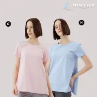 在飛比找momo購物網優惠-【TRAVELER 旅行者】女款涼感彈性消臭抗UV襯衫_22