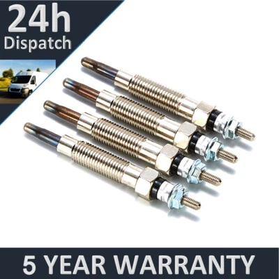 4x Diesel Glow Plugs Sets Fits Mitsubishi Challenger L200 L300 2.5 TD 1986-2007