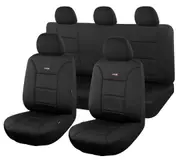 Seat Covers for Isuzu D-Max Crew Cab LS-M, LS-U, X-TERRAIN 07/2020 - On SHARKSKIN Black