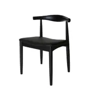 SK Designer Living | Replica Hans Wegner Elbow Chair CH20 | Black
