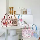Large Capacity Canvas Tote Bag Casual Lunch Bag Mini Handbags for Travel