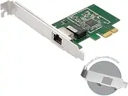 EDiMAX 2.5 Gigabit Ethernet PCI Express Server Adapter, Flexible 3-Speed of 2.5G/1G or 100Mbps, Low Profile Holder Included, Supports Windows & Linux; EN-9225TX-E, White