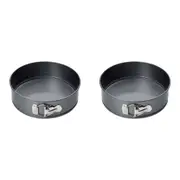 2PK Wiltshire Easybake Non-Stick Springform Cake Pan Oven Safe Baking Tin 23cm