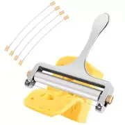 5X(Cheese Slicer, Adjustable Thickness Heavy Cheese Slicers with Wire for1866