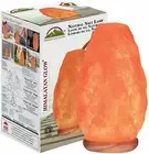 Himalayan Glow Large Natural Pink Salt Lamp with Dimmer & Neem Wooden Base | 8-1