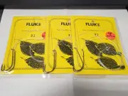 3 NJ Hand Tied Hi-Lo 4/0 Baitholder w/Dropper Loop Fluke/Summer Flounder Rigs