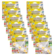 12PK Air Fusion Toilet Bowl Cleaner & Air Freshener Odour Eliminator Lemon Scent