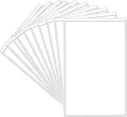 [Generic] Card Protector Sleeves, 10X Protective Sleeves for Social Security Cards, Water Resistant Clear Covers for Women Men Teen