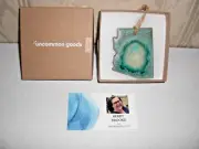 Glazed Geode Crackle Arizona Ornament Pottery Handcrafted & Marked - MAKE OFFER!