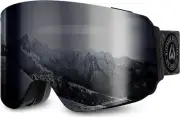 Wildhorn Roca Anti-Fog Snow Goggles - Lightweight, Unisex, Customizable Lenses