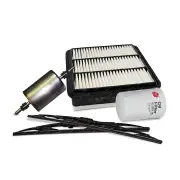 Sakura Front Wiper Blades & Filter Service Kit for Holden Colorado RC 3.6L 08-12