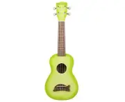 Makala Green Apple Burst Soprano Dolphin Ukulele