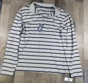 Izod Mens Size XL Pullover Sweater Quarter Zip Premium Essentials Stretch Cotton