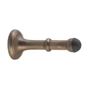9834 Door Stop Concealed Fix Large Antique Brass D43xP100mm