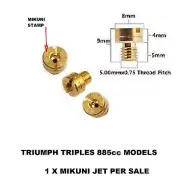 MIKUNI CARBURETOR MAIN JETS #120 N100.604 type pk 1 ** ONE JET ONLY **