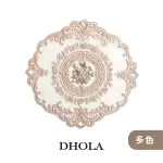 DHOLA｜【多色 - 中玫瑰花連葉花圈網紗蕾絲片】DIY素材 手工藝 服飾材料 蕾絲片 朵拉手藝材料店