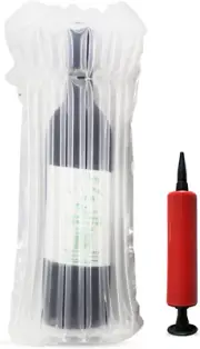 32 Pcs Wine Bottle Travel Protector Bags, Inflatable Bubble Cushion Wrap, Safet