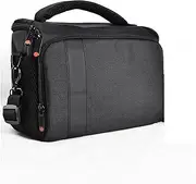 Digital Camera Bag Waterproof Shoulder Bag Video Camera Case Fit for Nikon Fit for Sony Fit for Lens Pouch Photography Photo Bag Fit for FOSOTO Fit for DSLR(Black)