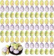 Artificial Eggs for Easter, Easter Eggs - Decorative Easter Egg Ornaments, Artificial Bird Eggs, Easter Basket Filler, Holiday Decoration, Party Accessories for Family Celebrations
