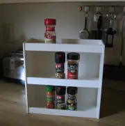 SPICE RACK, Triple Shelf, Distinctive Modern Styling