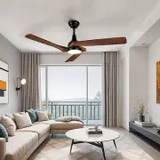 52" Contemporary Ceiling Fan w/ Adjustable Lights and Remote Control Reversible