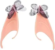 Fairy Ears Cosplay Ears for Girl Cosplay Fairy Ears for Party Dress up Fairy Ears Ears Cosplay Butterfly Ears Cosplay Ears Ears Prop Colorful Emulsion