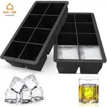 4/6/8 CELLS SQUARE SILICONE ICE CUBE MOLD/CAKE PUDDING CHOCO