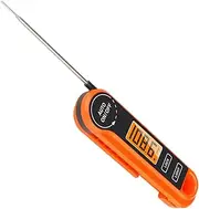 iplusmile Digital Meat Thermometer Food Grade Probe BBQ Cooking Tool for Cooked Meat for Kitchen Grill and Outdoor Use