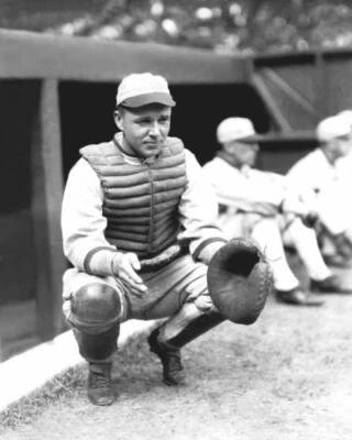 Raymond W Schalk of the Chicago White Sox in 1920 Baseball Old Photo