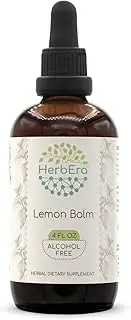 Lemon Balm B120 Alcohol-Free Herbal Extract Tincture, Super-Concentrated Organic Lemon Balm (Melissa officinalis) 4 fl oz