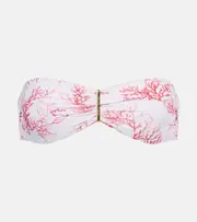 [Melissa Odabash] Melissa Odabash Positano bandeau bikini top AU 6 white