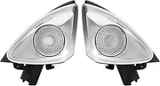 XTevu Rotating Tweeter Speaker, 7 Color LED Ambient Light Compatible with ‑ S‑Class W222 2014‑2017, 4D Sound Tweeter Replacement
