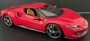 Bburago 1:18 Scale 2022 RED Ferrari 296 GTB Rosso Corsa